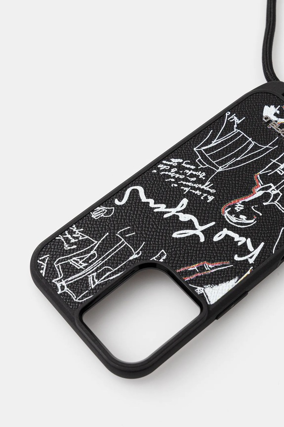 Karl Lagerfeld etui na telefon iPhone 16 KLHCP16SPGGRMPCK czarny AA00