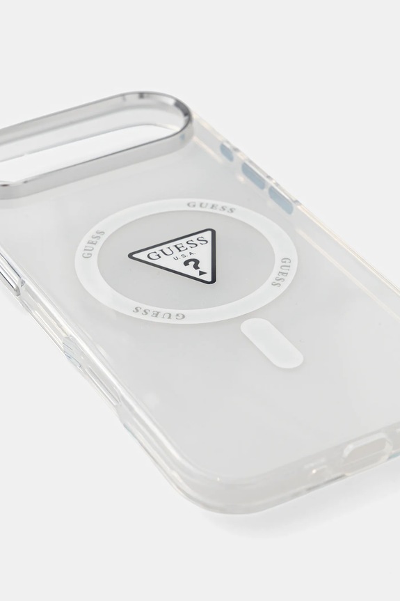 Guess etui na telefon iPhone 17 Air GUHMP17MHGTMLCGT transparentny AA00