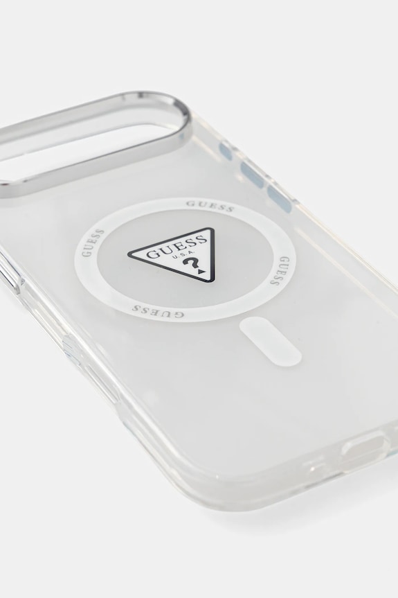 Guess etui na telefon iPhone 17 Air GUHMP17MHGTMLCGT transparentny AA00