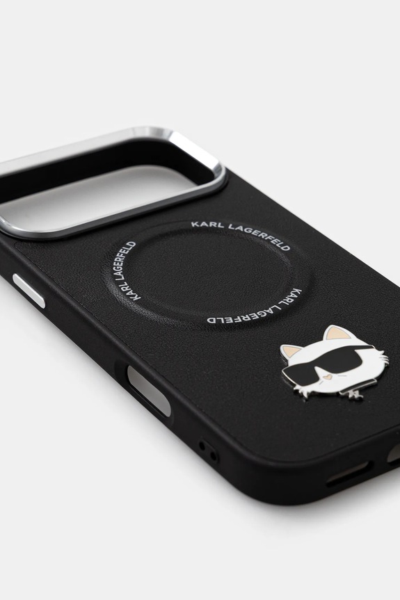 Karl Lagerfeld telefon tok iPhone 17 Pro Max KLHMP17XPSMLRCHK fekete AA00
