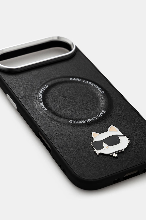Karl Lagerfeld custodia per telefono iPhone 17 Air KLHMP17MPSMLRCHK nero AA00