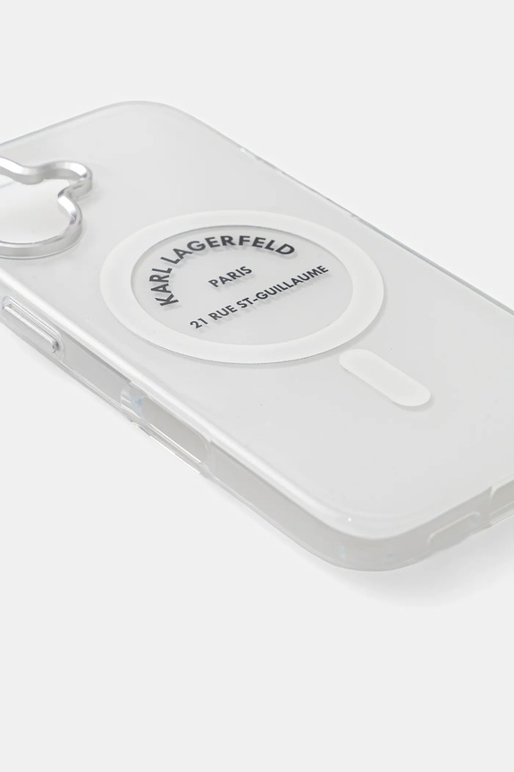 Karl Lagerfeld etui na telefon iPhone 17 KLHMP17SHKRSGPT transparentny AA00
