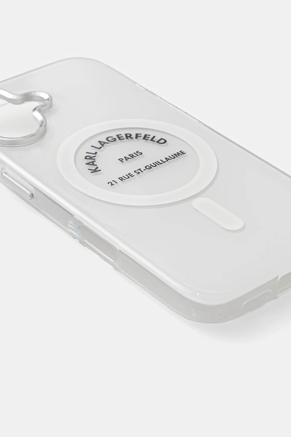Karl Lagerfeld etui na telefon iPhone 17 KLHMP17SHKRSGPT transparentny AA00