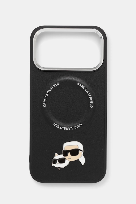 Karl Lagerfeld etui na telefon iPhone 17 Pro Max na telefon czarny KLHMP17XPSMLRKCK