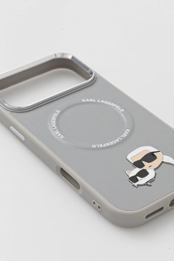 Karl Lagerfeld telefon tok iPhone 17 Pro Max KLHMP17XPSMLRKCG szürke AA00