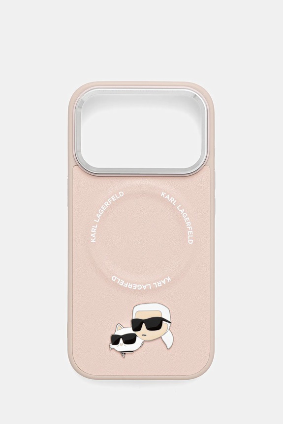 Karl Lagerfeld etui na telefon iPhone 17 Pro na telefon różowy KLHMP17LPSMLRKCP
