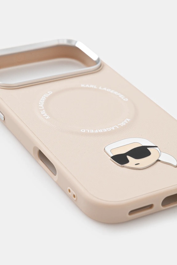 Θήκη κινητού Karl Lagerfeld iPhone 17 Pro Max KLHMP17XPSMLRKLE μπεζ AA00