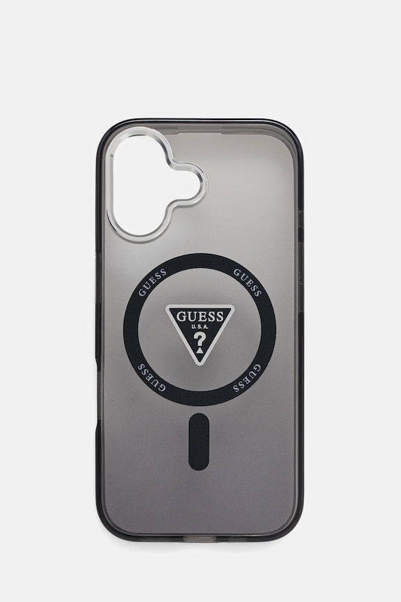 Чохол на телефон Guess iPhone 17 для телефону чорний GUHMP17SHGTMLCGK