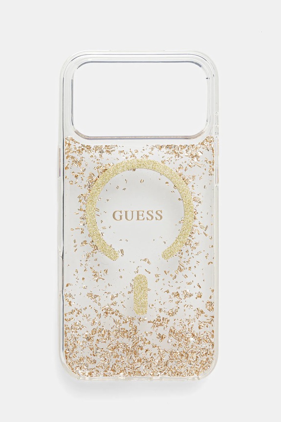 Guess husă pentru telefon iPhone 17 Pro Max pentru telefon aur GUHMP17XRGRGED