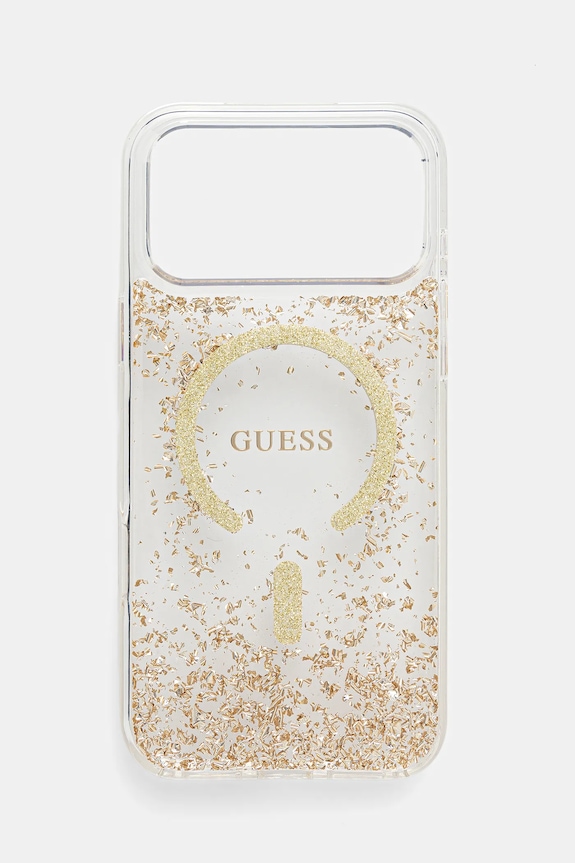 Guess husă pentru telefon iPhone 17 Pro Max pentru telefon aur GUHMP17XRGRGED