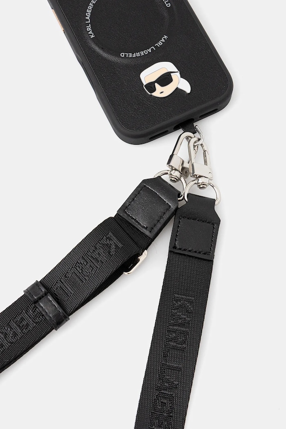 Чохол на телефон Karl Lagerfeld iPhone 17 Pro KLHMP17LPCRLRKLK чорний