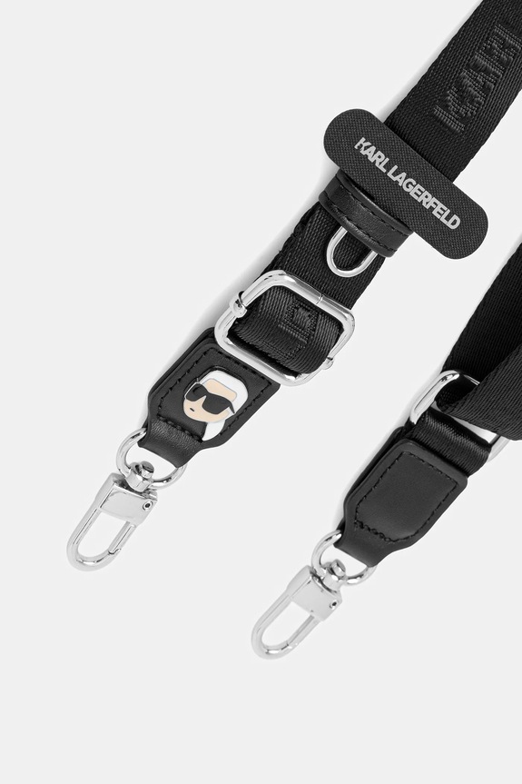 Karl Lagerfeld pasek do telefonu KLUCNKHPSPK czarny AA00