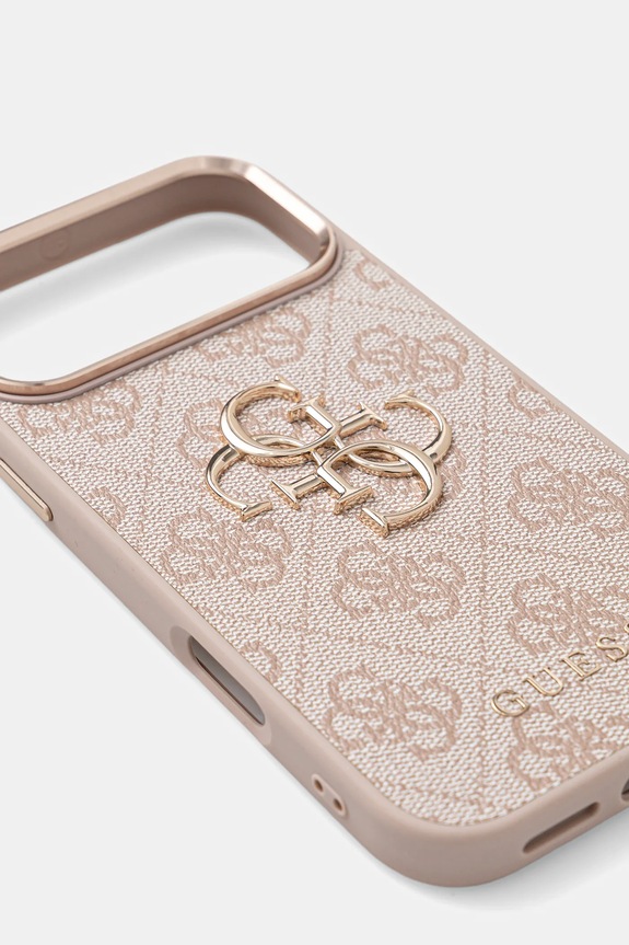 Guess husă pentru telefon iPhone 17 Pro Max GUHCP17X4GMGCPI roz AA00