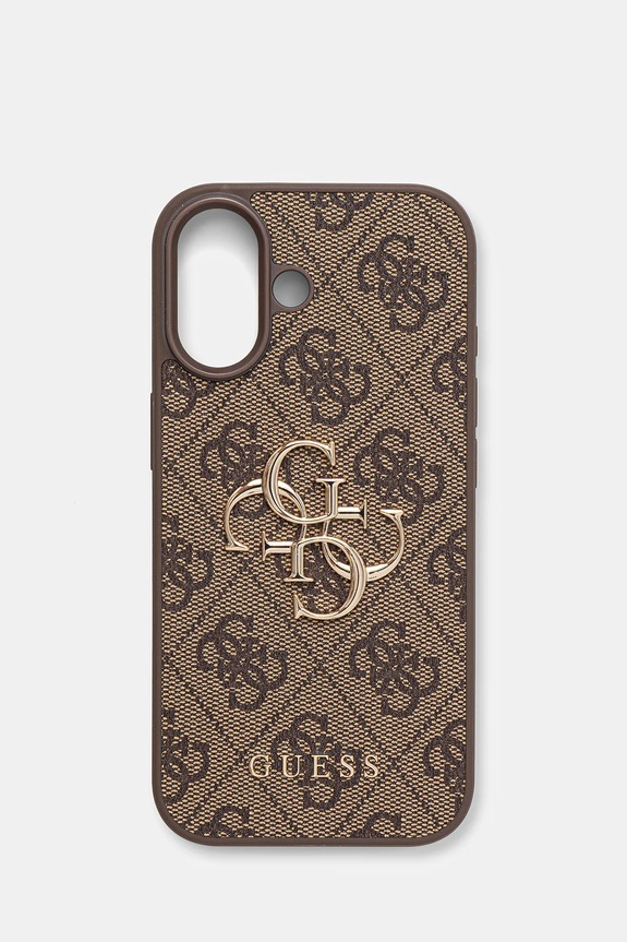 Guess husă pentru telefon iPhone 17 cu modele maro GUHCP17S4GMGBR