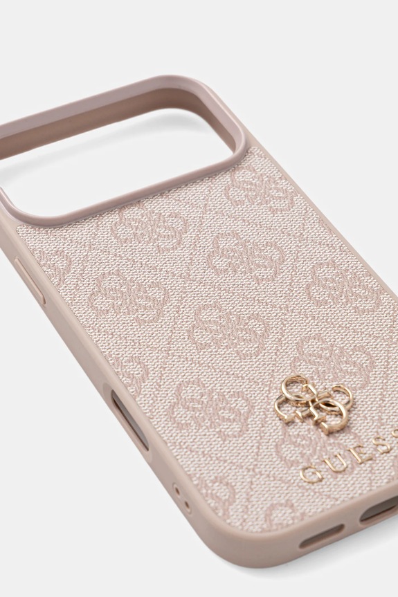 Puzdro na mobil Guess iPhone 17 Pro Max GUHMP17XP4SM4MP ružová AA00