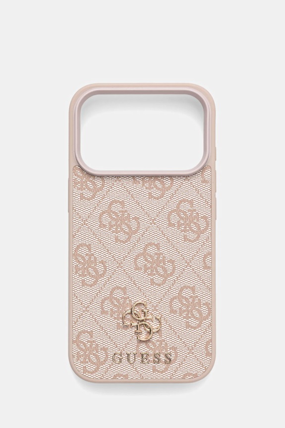 Puzdro na mobil Guess iPhone 17 Pro na mobil ružová GUHMP17LP4SM4MP