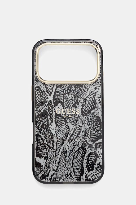 Guess etui na telefon iPhone 17 Pro na telefon czarny GUHMP17LHIMPYGK