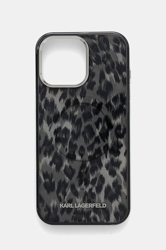 Karl Lagerfeld etui na telefon iPhone 16 Pro Max Gift Box szary KLHMP16XHDLEOICK