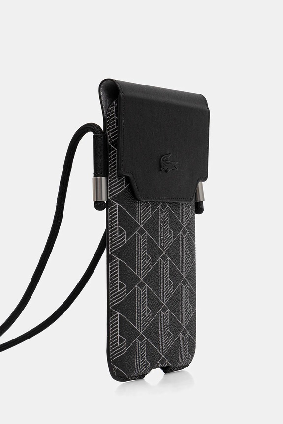 Lacoste pokrowiec na telefon LCPSP17XPBSK czarny AA00