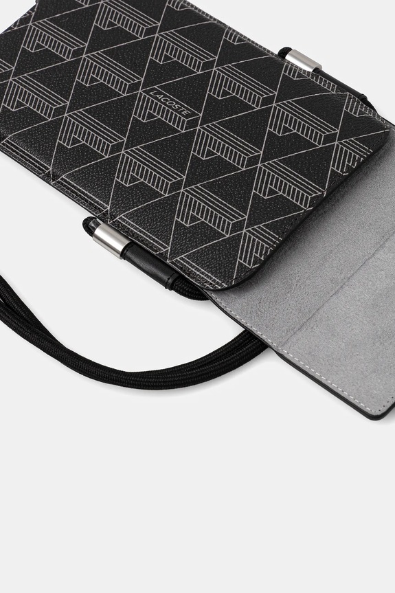 Lacoste pokrowiec na telefon czarny LCPSP17XPBSK