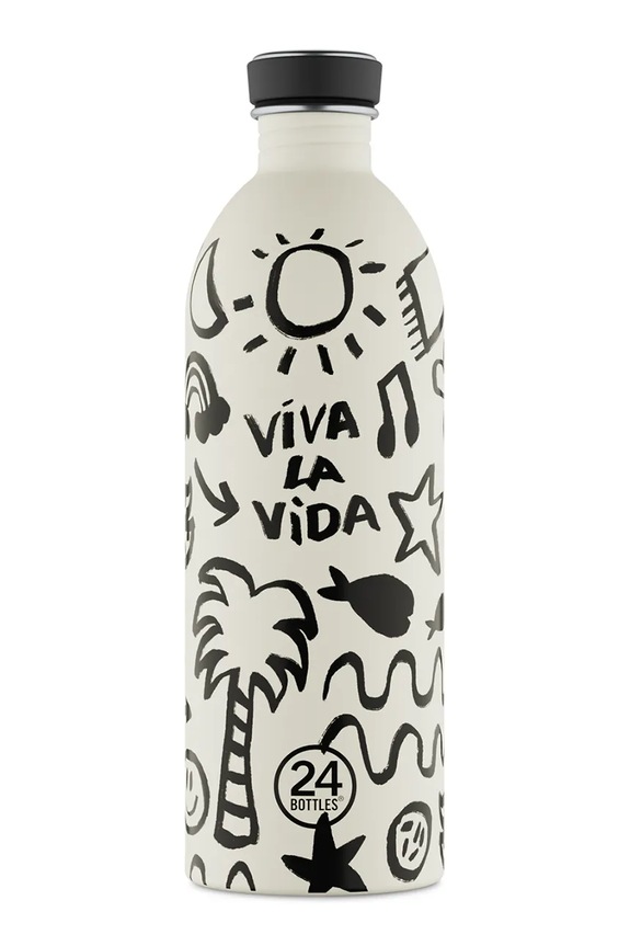 24bottles butelka Urban 1lt Viva la Vida biały Urban.1lt.Viva.la.Vida