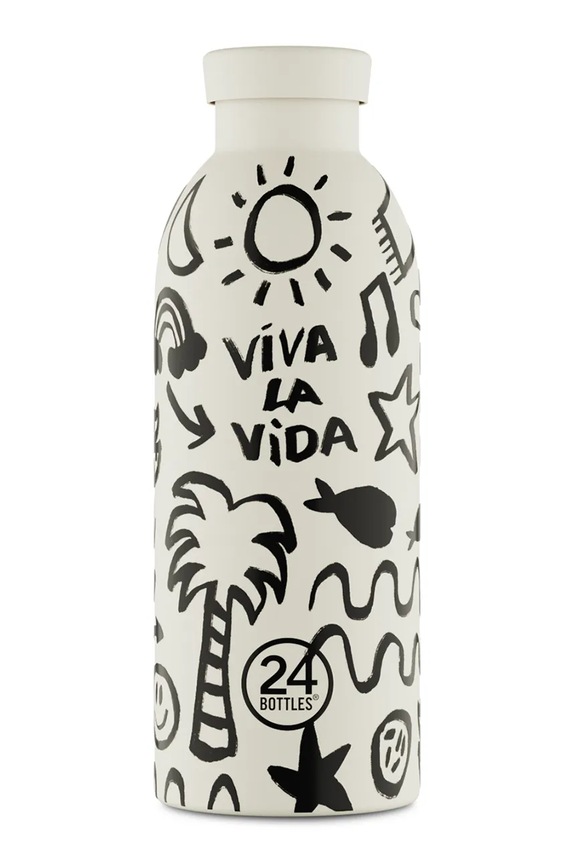 24bottles butelka termiczna Clima 050 Viva la Vida biały Clima.050.Viva.la.Vida