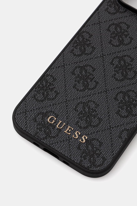 Obal na telefon Guess iPhone 17 Air GUHCP17MG4GFGR černá AA00