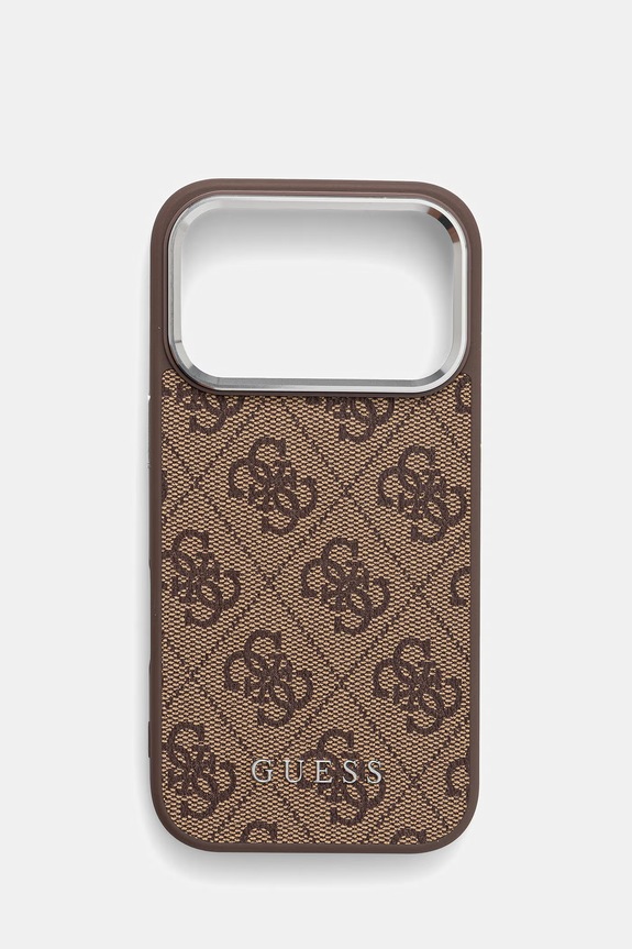 Guess etui na telefon iPhone 17 Pro na telefon brązowy GUHMP17LP4GSSMCW
