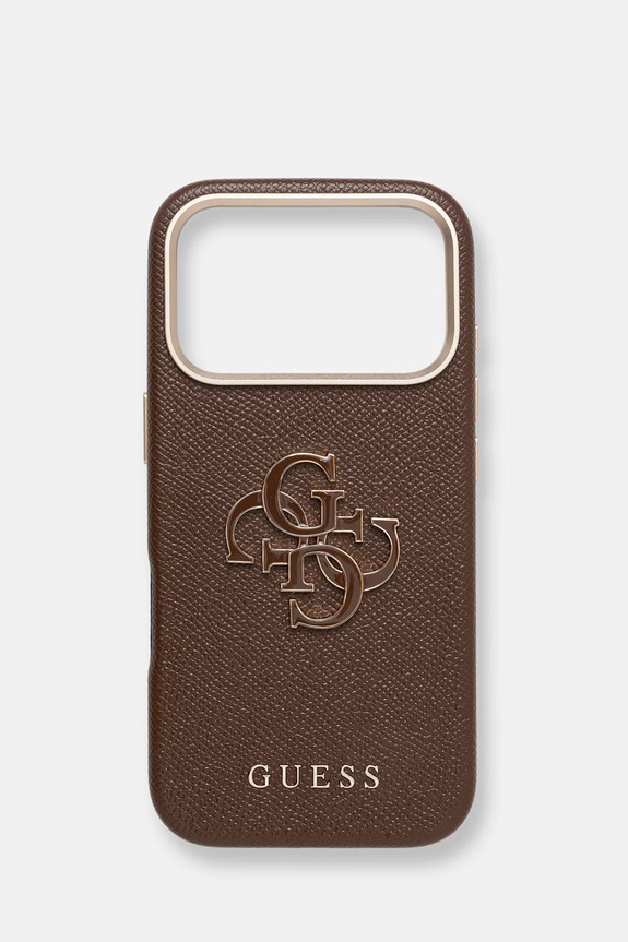 Guess etui na telefon iPhone 17 Pro na telefon brązowy GUHCP17L5PS4RGGW