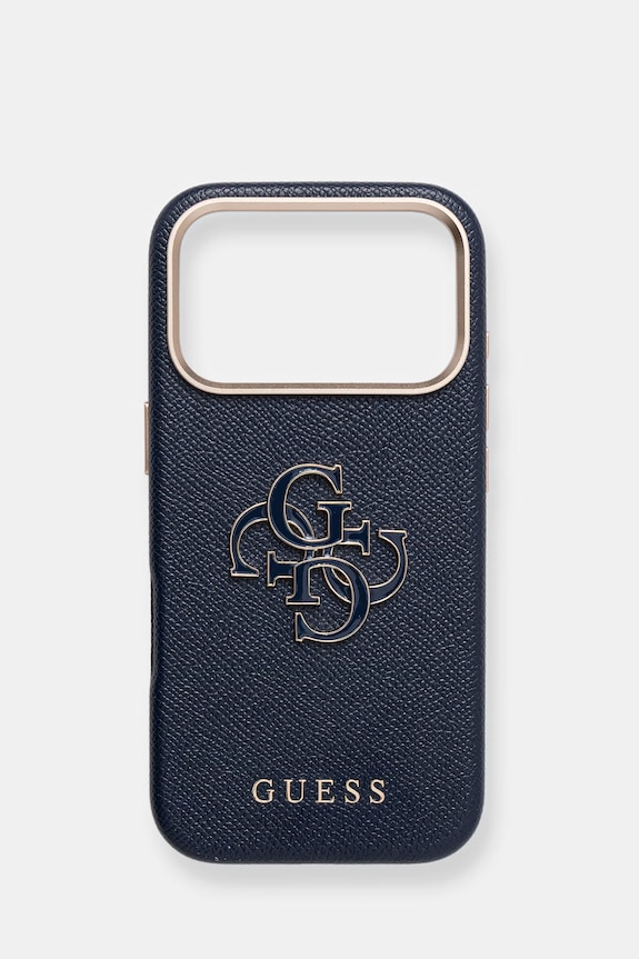 Guess etui na telefon iPhone 17 Pro na telefon niebieski GUHCP17L5PS4RGGB