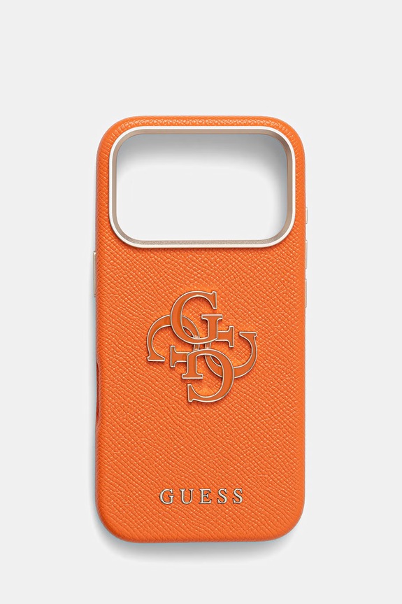 Guess etui na telefon iPhone 17 Pro aplikacja pomarańczowy GUHCP17L5PS4RGGO
