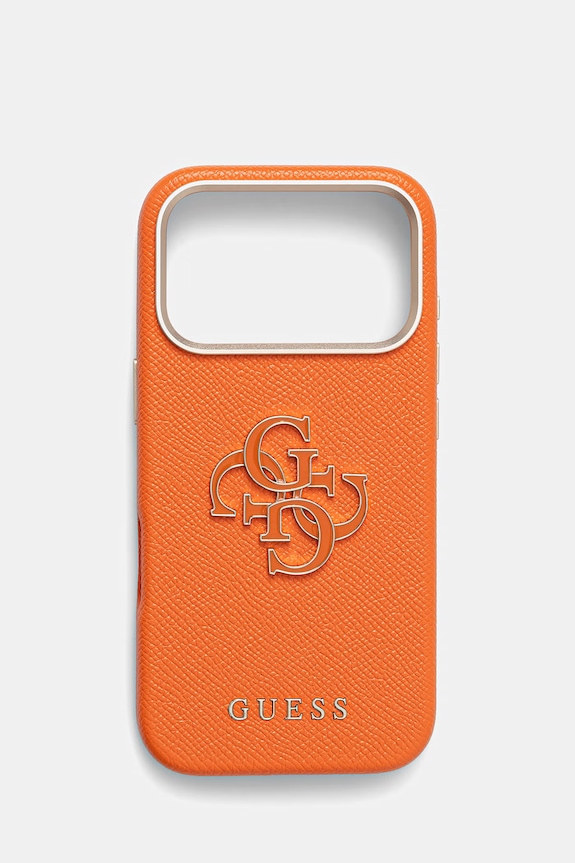 Guess etui na telefon iPhone 17 Pro aplikacja pomarańczowy GUHCP17L5PS4RGGO