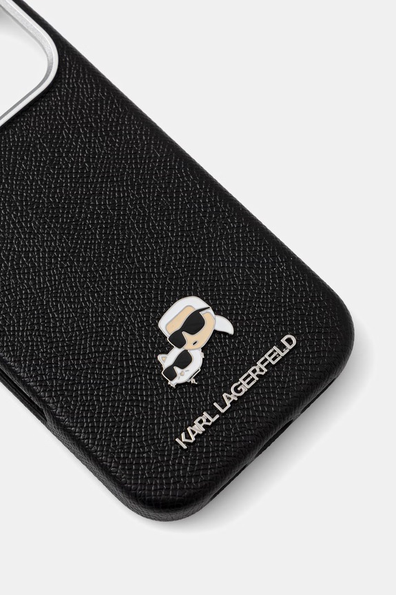 Θήκη κινητού Karl Lagerfeld iPhone 17 Pro KLHMP17L6PFKCLK μαύρο AA00