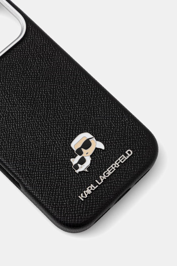 Θήκη κινητού Karl Lagerfeld iPhone 17 Pro KLHMP17L6PFKCLK μαύρο AA00