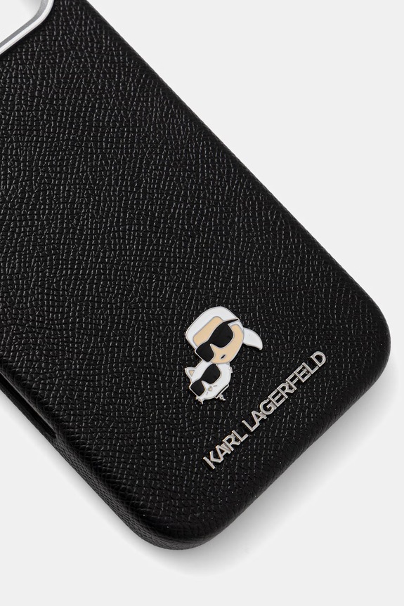Karl Lagerfeld husă pentru telefon iPhone 17 Pro Max KLHMP17X6PFKCLK negru AA00