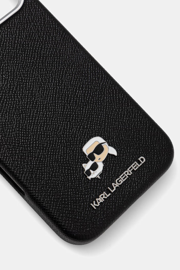 Karl Lagerfeld husă pentru telefon iPhone 17 Pro Max KLHMP17X6PFKCLK negru AA00