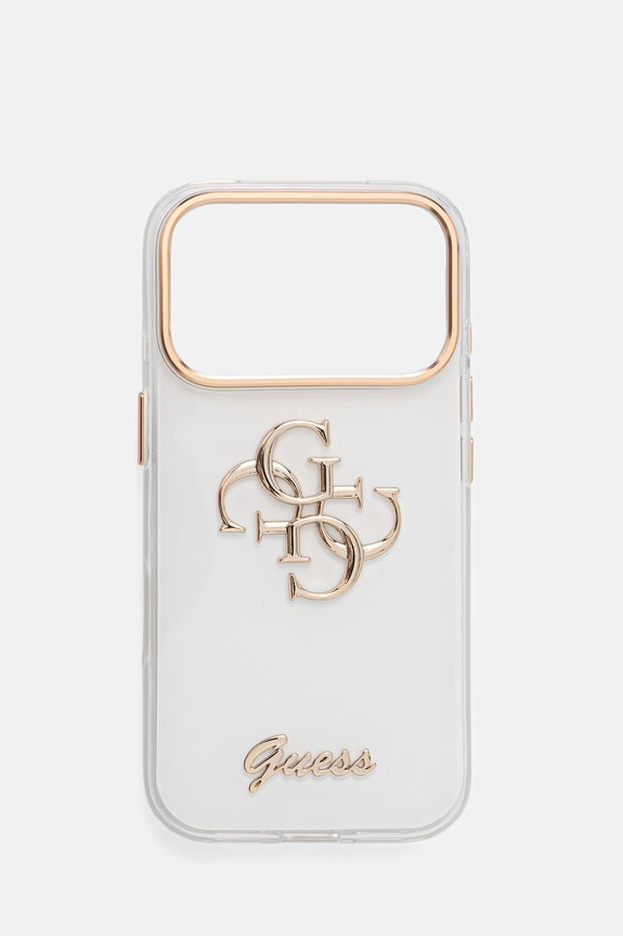 Guess etui za telefon iPhone 17 Pro bijela GUHCP17L5HC4MLSH