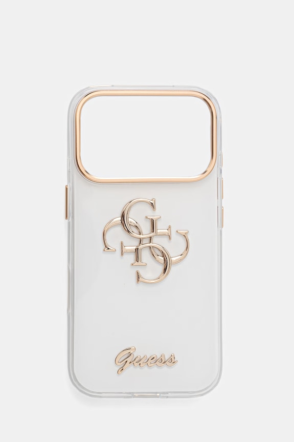 Guess etui za telefon iPhone 17 Pro bijela GUHCP17L5HC4MLSH