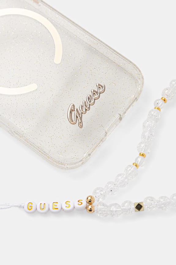 Guess Etui na telefon iPhone 17 Pro GUHMP17L5HTGSMSH transparentny AA00