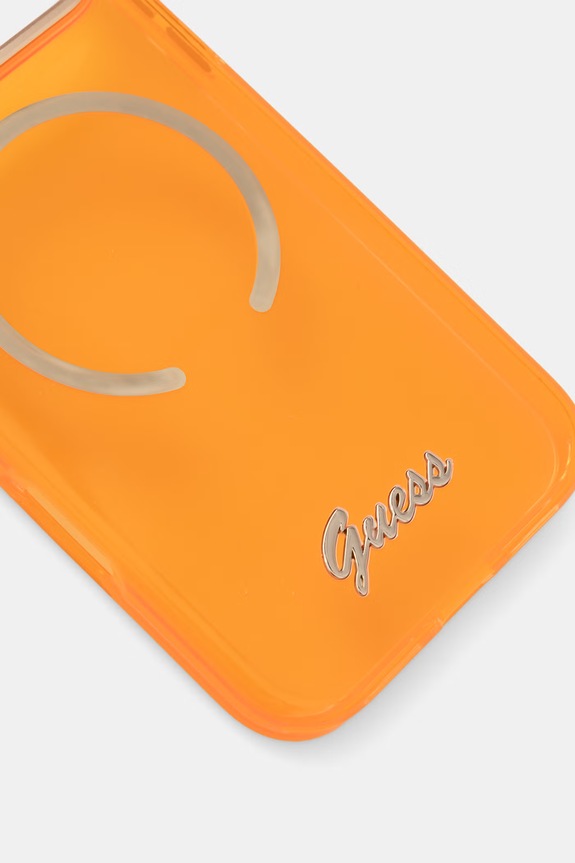 Guess θήκη τηλεφώνου iPhone 17 Pro Max GUHMP17X5HTCSMSO πορτοκαλί AA00