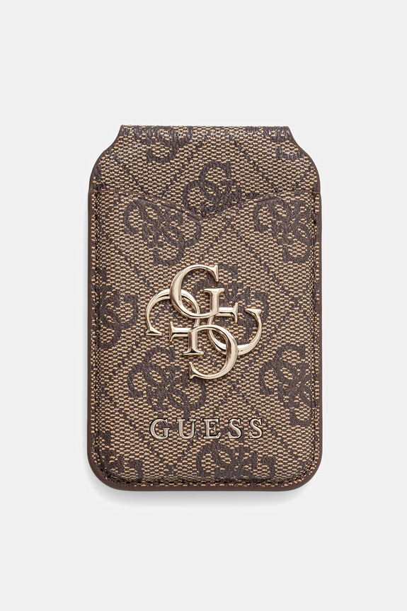Guess Etui za kartice smeđa GUWMSMIP4GW