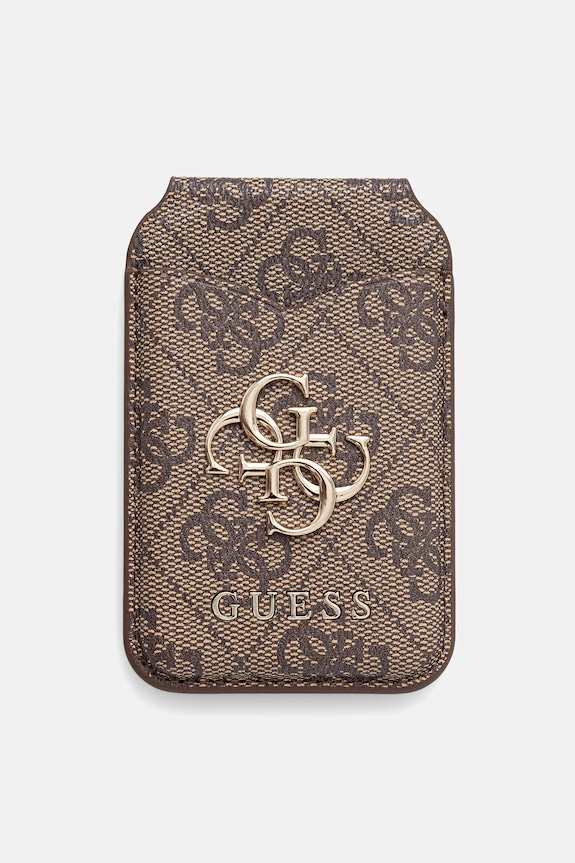 Guess Etui za kartice smeđa GUWMSMIP4GW