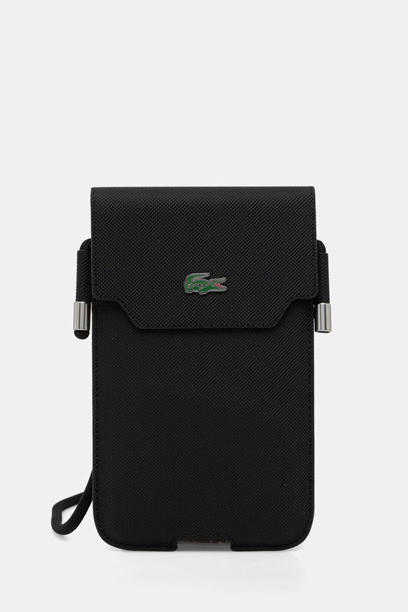 Lacoste etui za telefon crna LCPSP17XPLAK