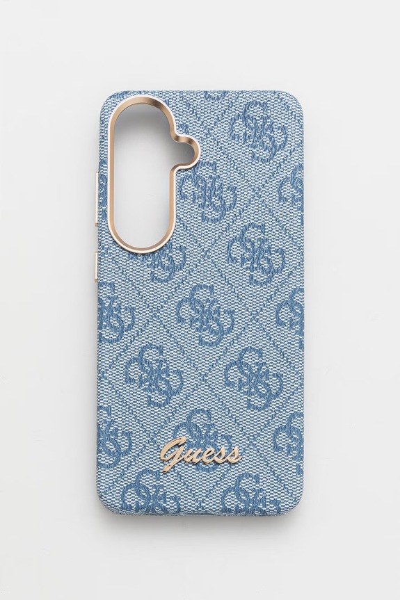 Guess θήκη τηλεφώνου Samsung Galaxy S26 μπλε GUHMS26S5P4FWMSB