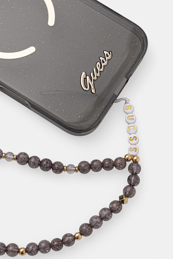 Guess θήκη τηλεφώνου iPhone 17 Pro Max GUHMP17X5HTGSMSK μαύρο AA00