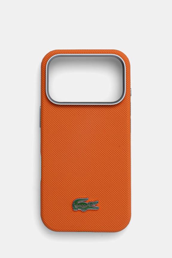 Lacoste etui za telefon iPhone 17 Pro narančasta LCSCMP17LPLAO