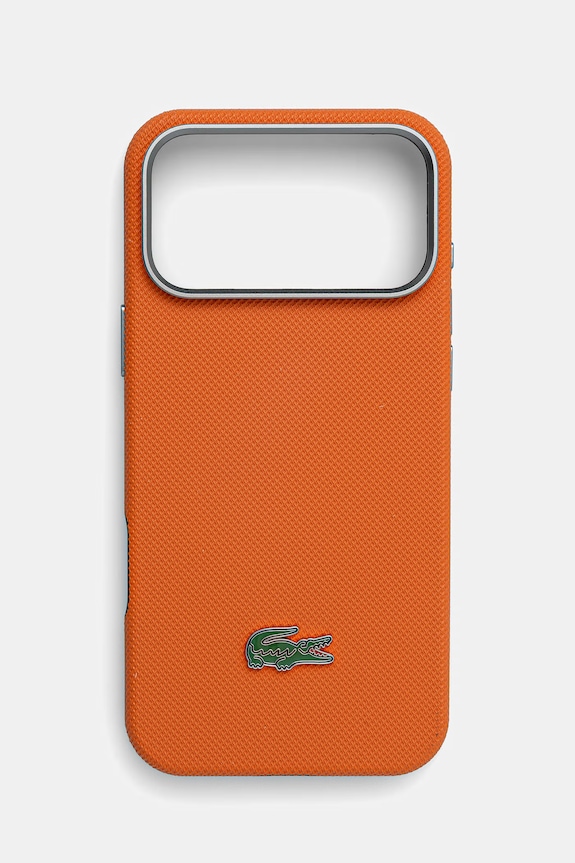 Lacoste etui za telefon iPhone 17 Pro Max narančasta LCSCMP17XPLAO