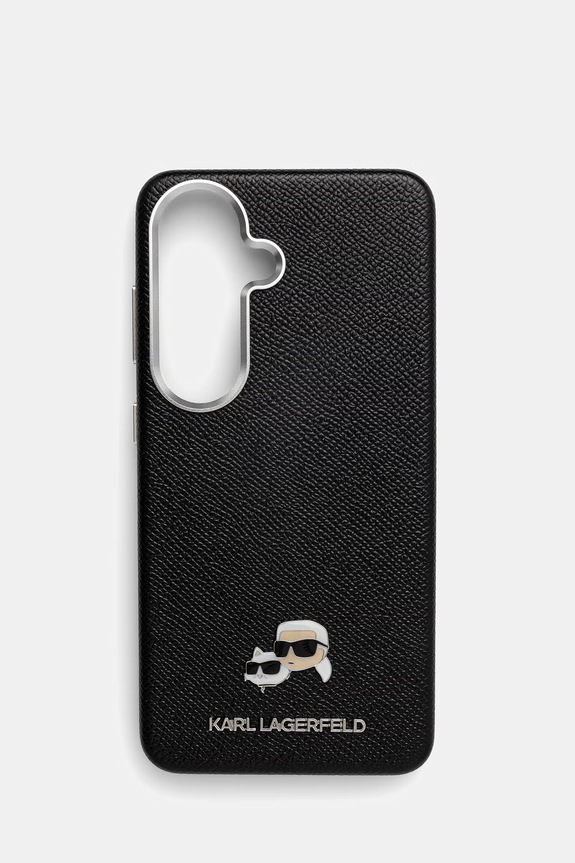 Karl Lagerfeld θήκη τηλεφώνου από απομίμηση δέρματος Samsung Galaxy S26 μαύρο KLHMS26S6PFKCLK