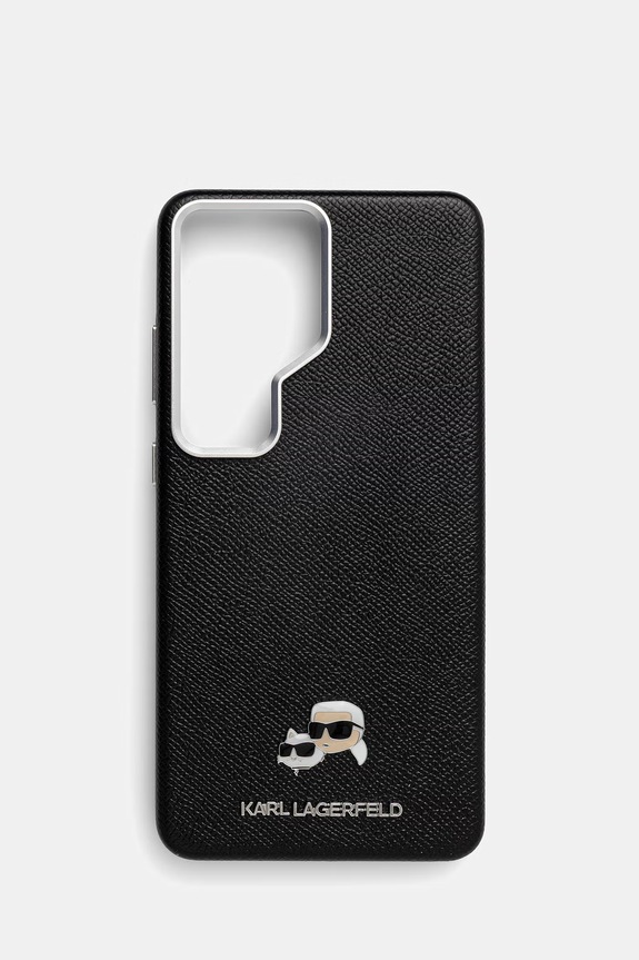 Karl Lagerfeld etui na telefon z imitacji skóry Samsung Galaxy S26 Ultra czarny KLHMS26L6PFKCLK