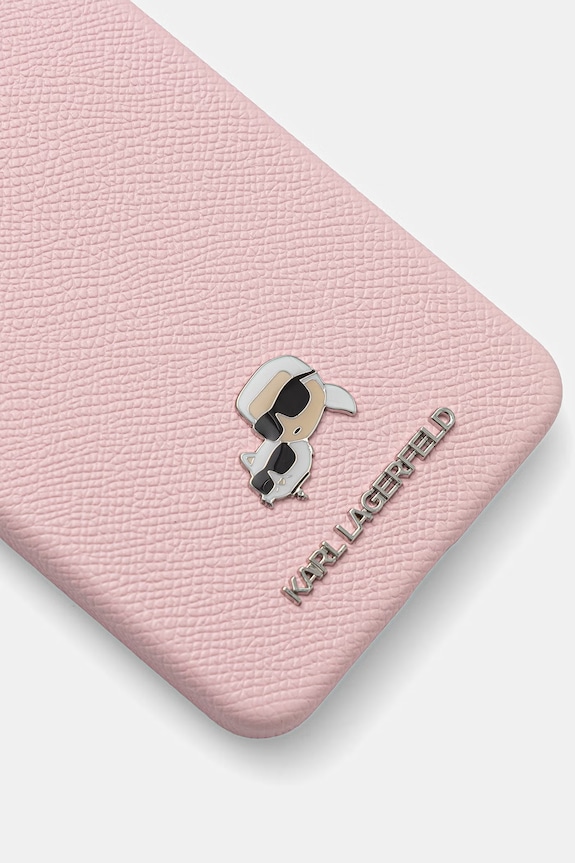 Karl Lagerfeld θήκη τηλεφώνου από απομίμηση δέρματος Samsung Galaxy S26+ KLHMS26M6PFKCLP ροζ AA00